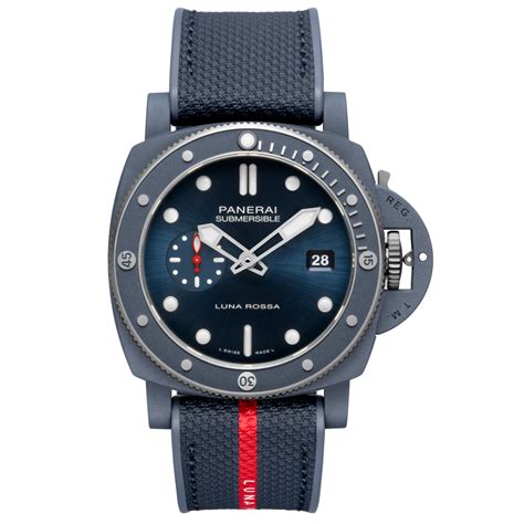 panerai submersible quarantaquattro luna rossa|panerai submersible.